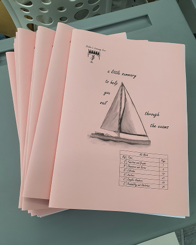 Stack of H2 Mathematics Summary Books