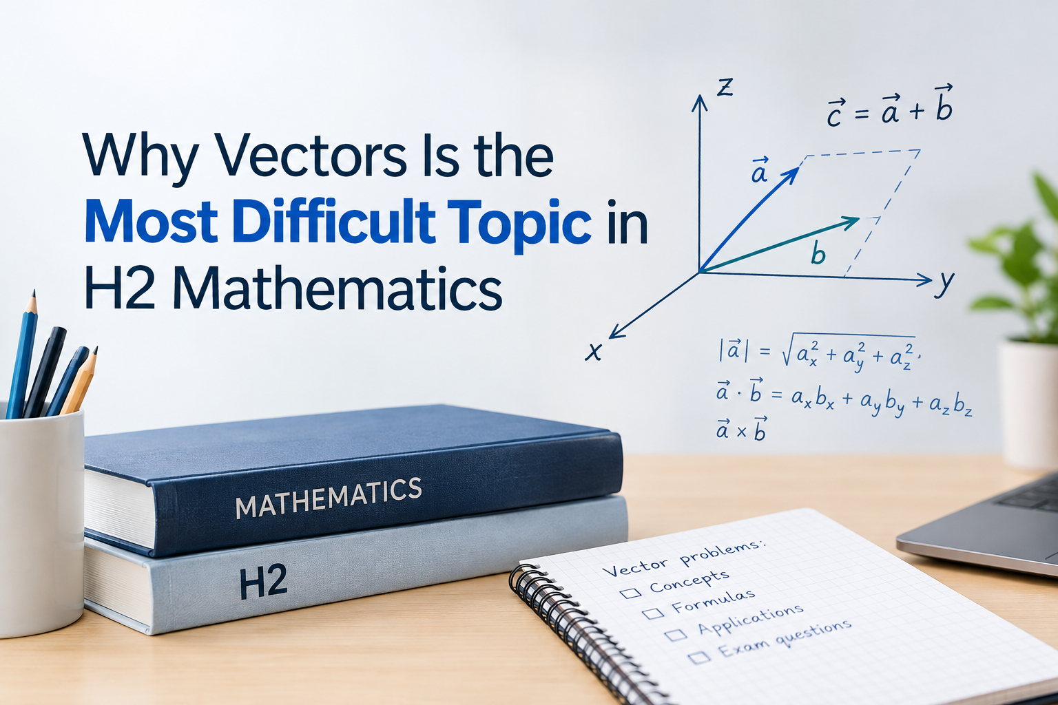 Why Vectors Is the Most Difficult Topic in H2 Mathematics